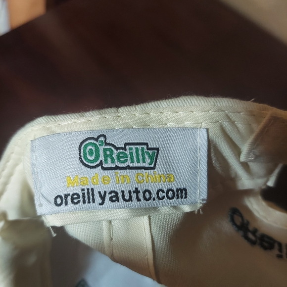 O'Reilly Auto Parts two tone Clean good adjustable cap. - Picture 3 of 3
